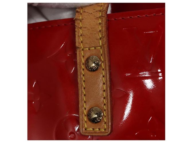 LOUIS VUITTON Monogram Vernis Reade GM Borsa Tote Rossa M91084 LV Auth ti2876 Rosso - vista 15