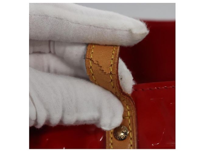 LOUIS VUITTON Monogram Vernis Reade GM Borsa Tote Rossa M91084 LV Auth ti2876 Rosso - vista 16