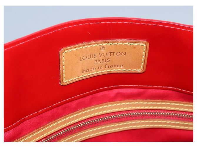 LOUIS VUITTON Monogram Vernis Reade GM Borsa Tote Rossa M91084 LV Auth ti2876 Rosso - vista 17