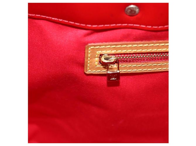 LOUIS VUITTON Monogram Vernis Reade GM Borsa Tote Rossa M91084 LV Auth ti2876 Rosso - vista 21