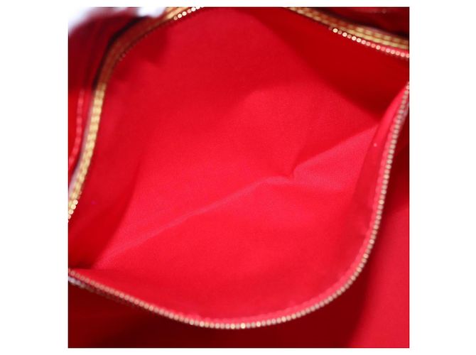 LOUIS VUITTON Monogram Vernis Reade GM Borsa Tote Rossa M91084 LV Auth ti2876 Rosso - vista 22