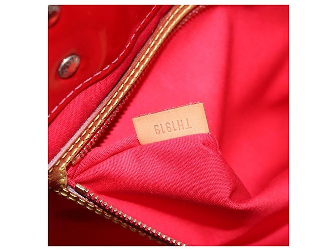 LOUIS VUITTON Monogram Vernis Reade GM Borsa Tote Rossa M91084 LV Auth ti2876 Rosso - vista 23
