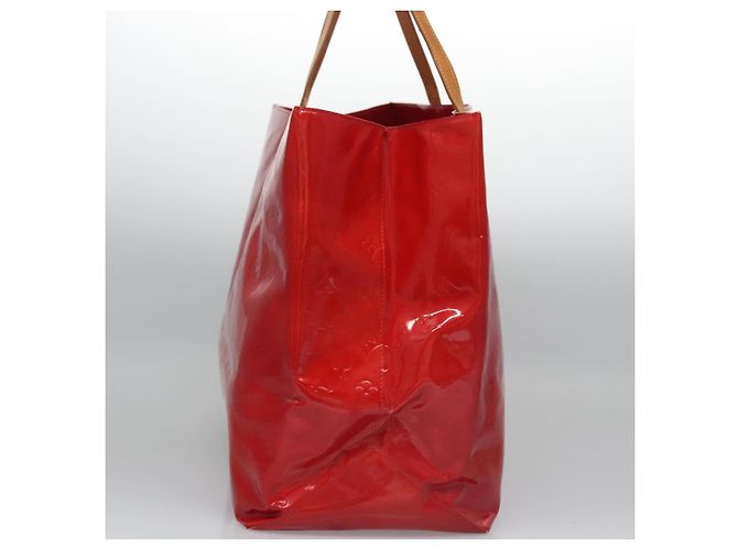 LOUIS VUITTON Monogram Vernis Reade GM Borsa Tote Rossa M91084 LV Auth ti2876 Rosso - vista 4