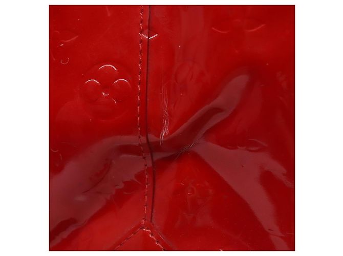 LOUIS VUITTON Monogram Vernis Reade GM Borsa Tote Rossa M91084 LV Auth ti2876 Rosso - vista 5