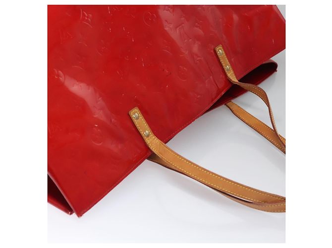 LOUIS VUITTON Monogram Vernis Reade GM Borsa Tote Rossa M91084 LV Auth ti2876 Rosso - vista 7