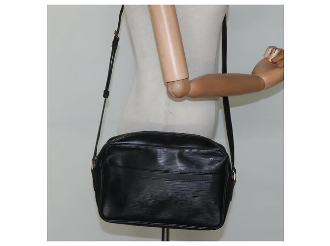 LOUIS VUITTON Borsa a Spalla Epi Trocadero 27 Nera M52312 LV Auth ep7921 Nero - vista 22