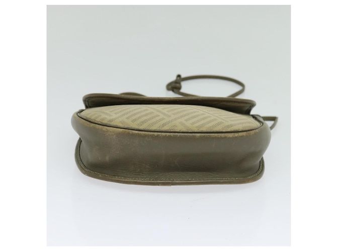 Bolsa de ombro GIVENCHY em lona de couro bege ouro Auth bs23699 Dourado - vista 10
