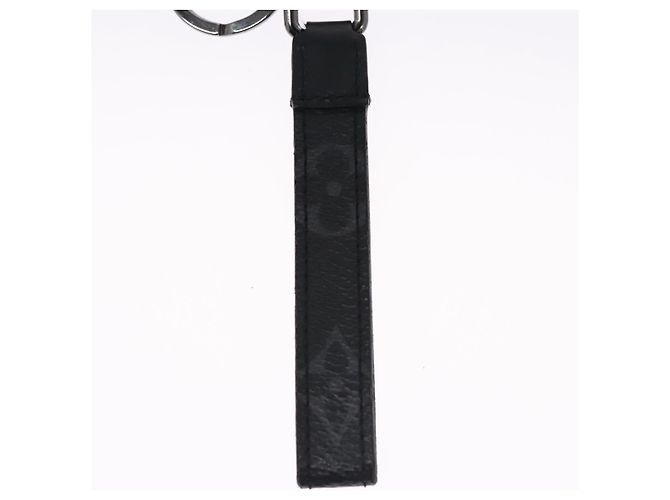 LOUIS VUITTON Monogram Eclipse Llavero Dragonne M61950 Auth EC798 Monograma - vista 4