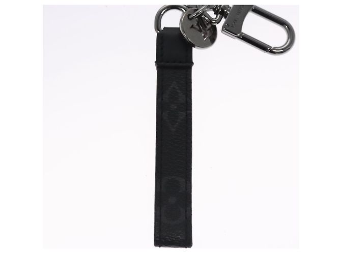 LOUIS VUITTON Monogram Eclipse Llavero Dragonne M61950 Auth EC798 Monograma - vista 5