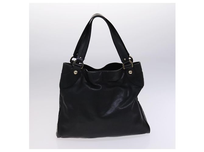 BALLY Borsa a Spalla Tela Pelle 2Set Beige Nero Auth bs23228 - vista 12