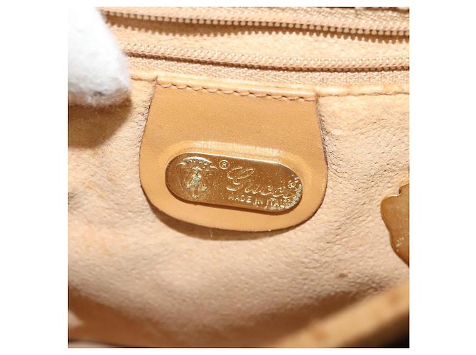 Gucci Bolso de Hombro Micro GG Supreme PVC Beige Dorado 007 49 5548 Auth th5762 - vista 17