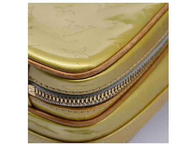 LOUIS VUITTON Monogram Vernis Wooster Borsa a spalla Grigia M91036 LV Auth ep7979 Grigio - vista 11