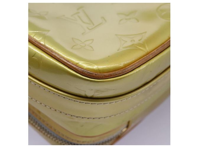 LOUIS VUITTON Monogram Vernis Wooster Borsa a spalla Grigia M91036 LV Auth ep7979 Grigio - vista 12