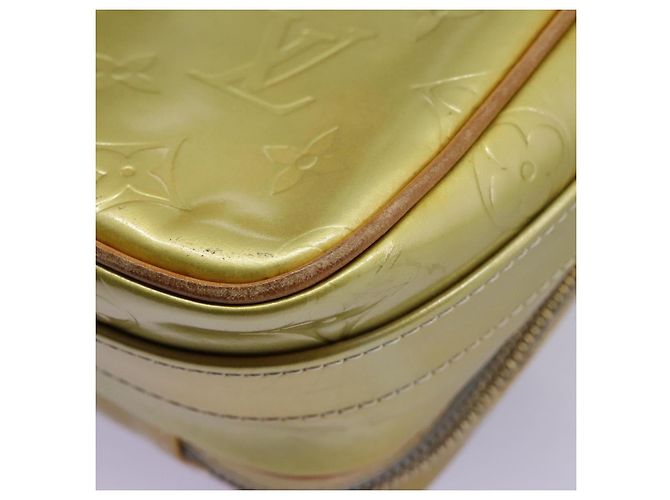 LOUIS VUITTON Monogram Vernis Wooster Borsa a spalla Grigia M91036 LV Auth ep7979 Grigio - vista 13