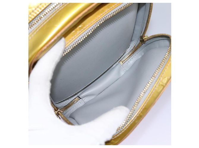 LOUIS VUITTON Monogram Vernis Wooster Borsa a spalla Grigia M91036 LV Auth ep7979 Grigio - vista 15