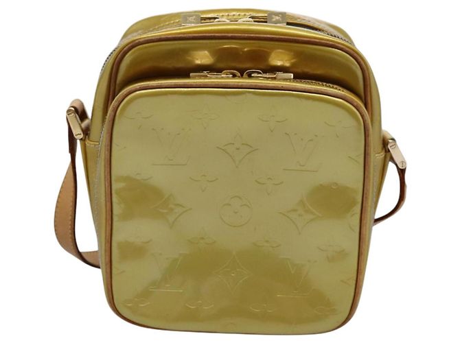 LOUIS VUITTON Monogram Vernis Wooster Borsa a spalla Grigia M91036 LV Auth ep7979 Grigio - vista 2