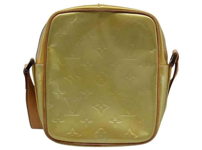 LOUIS VUITTON Monogram Vernis Wooster Borsa a spalla Grigia M91036 LV Auth ep7979 Grigio - vista 3