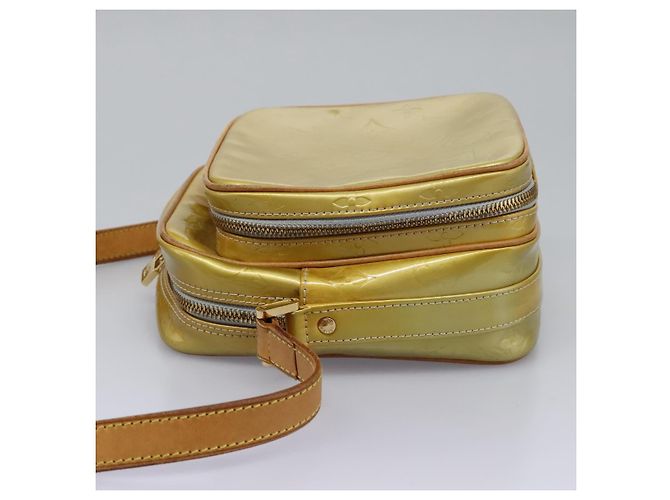 LOUIS VUITTON Monogram Vernis Wooster Borsa a spalla Grigia M91036 LV Auth ep7979 Grigio - vista 4