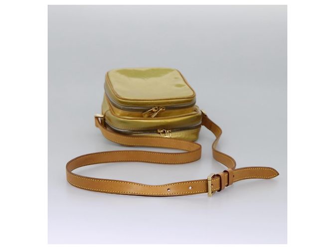 LOUIS VUITTON Monogram Vernis Wooster Borsa a spalla Grigia M91036 LV Auth ep7979 Grigio - vista 7