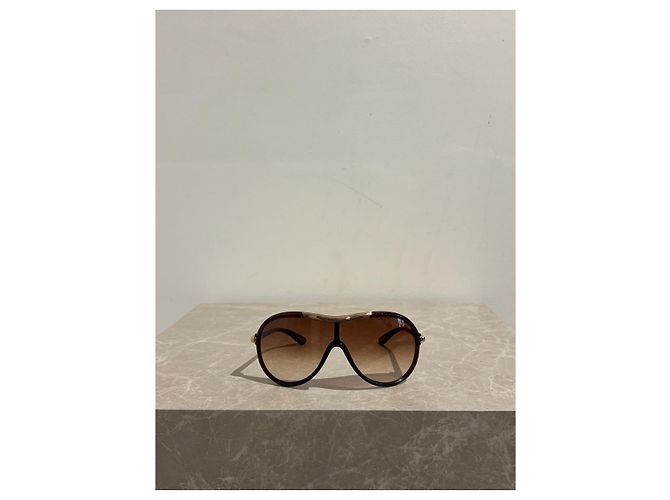 Gafas de sol TOM FORD T. Plástico Castaño - vista 2