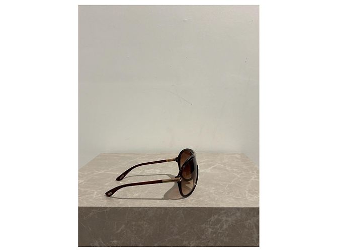 Gafas de sol TOM FORD T. Plástico Castaño - vista 3