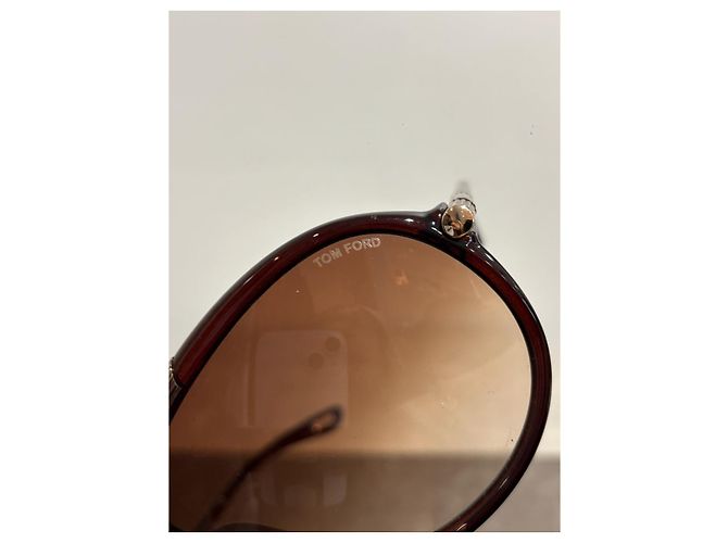 Gafas de sol TOM FORD T. Plástico Castaño - vista 8