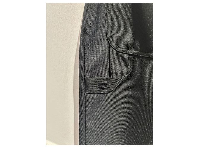 Saias COURREGES T.International M Poliéster Preto - vista 5