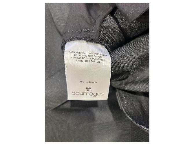 Saias COURREGES T.International M Poliéster Preto - vista 7