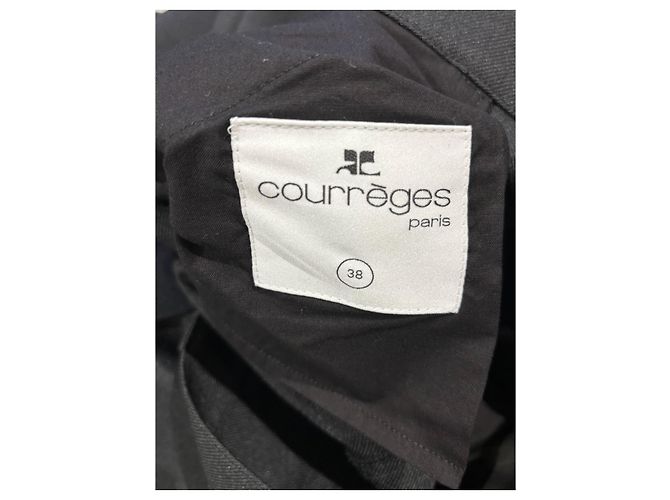 Saias COURREGES T.International M Poliéster Preto - vista 8