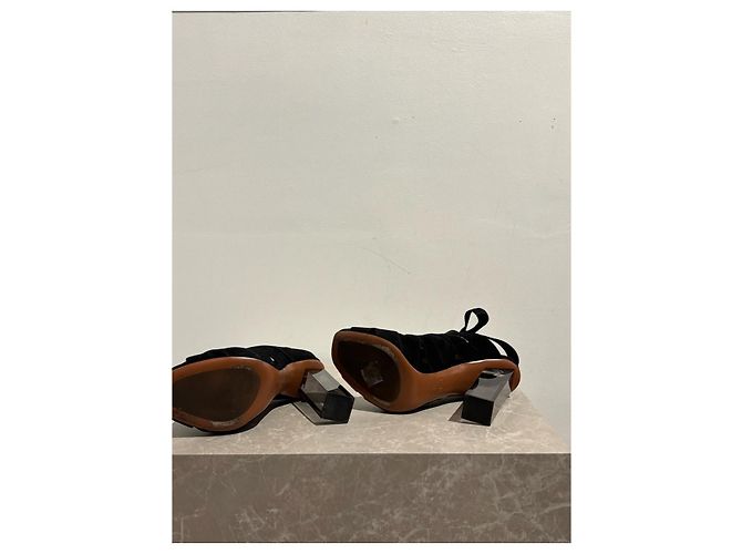 Alaïa Sandali ALAIA T.EU 38.5 Camoscio Nero - vista 5