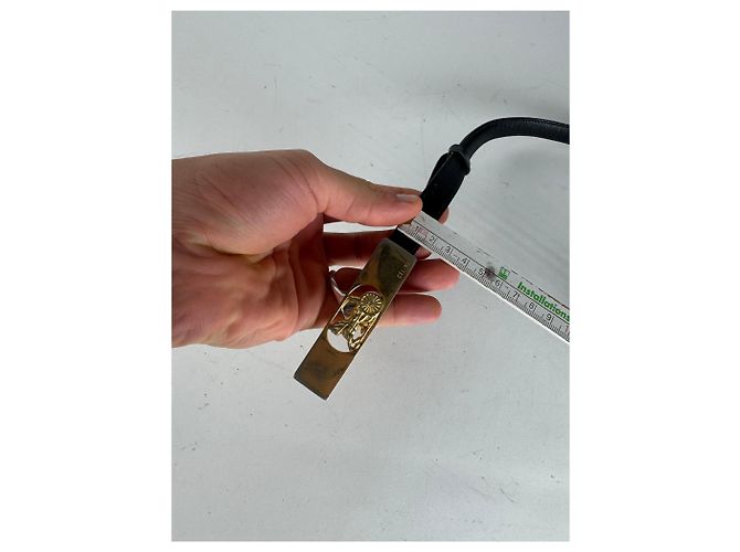 Céline Vintage Celine Paris Ledergürtel schwarz - Ansicht 4