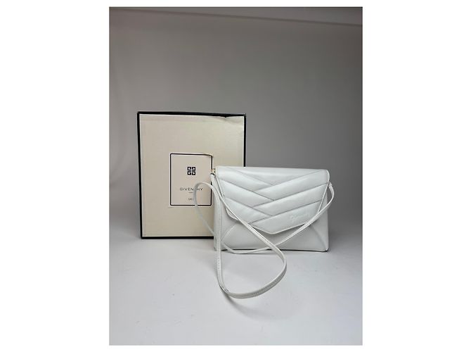 Vintage Givenchy 4G Leder Tasche weiß - Ansicht 14