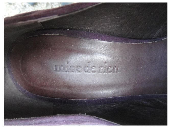 Autre Marque Botines Mine de Rien de ante violeta oscuro Morado oscuro - vista 7