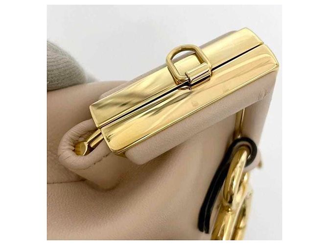 Portachiavi Fendi Charm First Nano Beige D'oro - vista 10