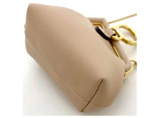 Portachiavi Fendi Charm First Nano Beige D'oro - vista 5