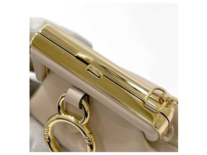 Portachiavi Fendi Charm First Nano Beige D'oro - vista 9