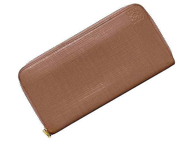 Carteira longa de linho rosa Loewe - vista 2