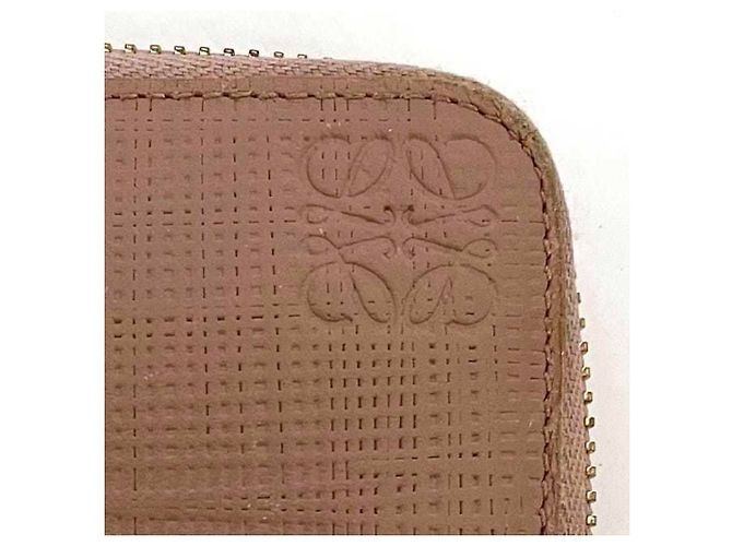 Carteira longa de linho rosa Loewe - vista 8
