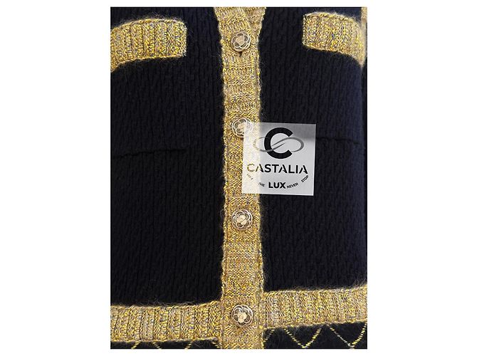 Chanel Ikonisches Jackenkleid Coco Brasserie 7K$ Größe 38 FR Schwarz - Ansicht 12