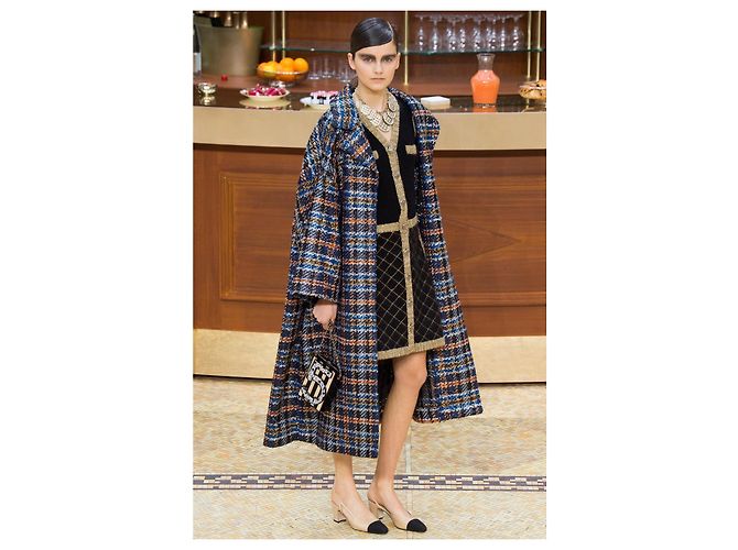 Chanel Ikonisches Jackenkleid Coco Brasserie 7K$ Größe 38 FR Schwarz - Ansicht 3