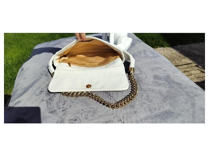 Timeless Chanel Vintage Weiße Tasche - Ansicht 6