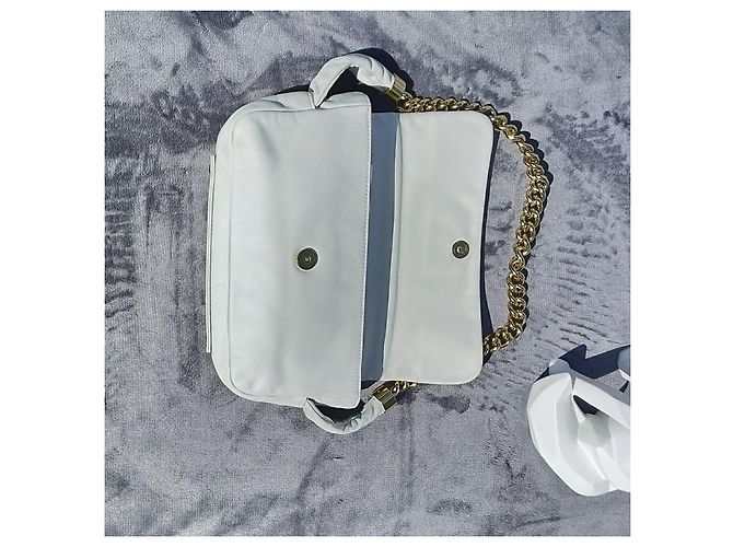 Timeless Chanel Vintage Weiße Tasche - Ansicht 9
