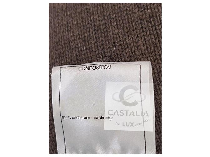 Conjunto de cachemira burdeos Chanel CC Turnlock 36 FR Multicolor - vista 9