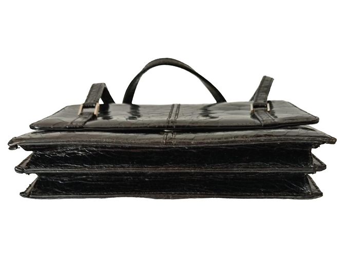 Autre Marque Bolsa de mão vintage preta Preto - vista 8