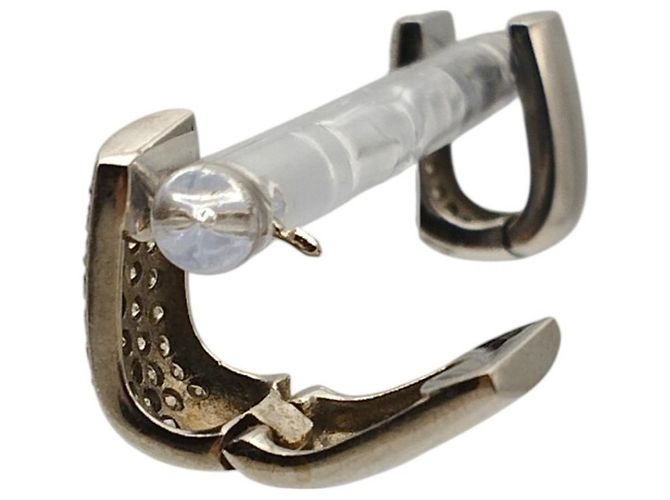 Autre Marque Orecchini in Oro Bianco con Diamanti - vista 6