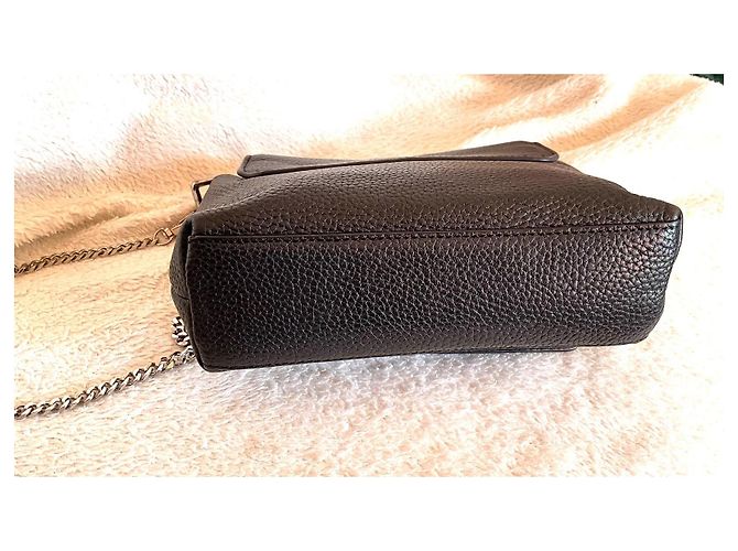 Borsa Karl Lagerfeld in pelle nera Nero - vista 4