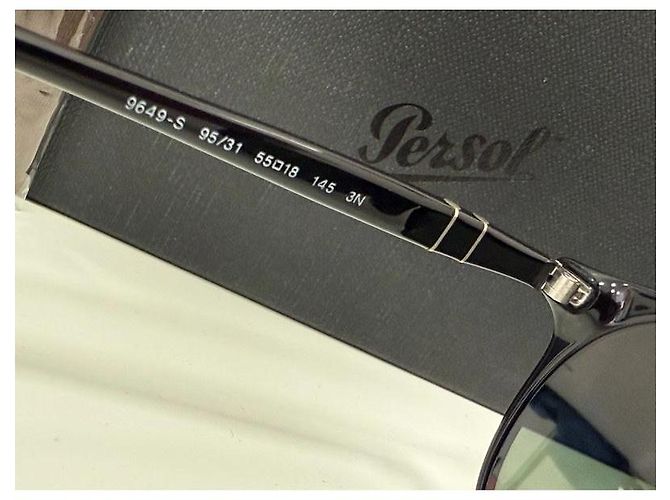 Persol 9649-s black acetate sunglasses - view 7