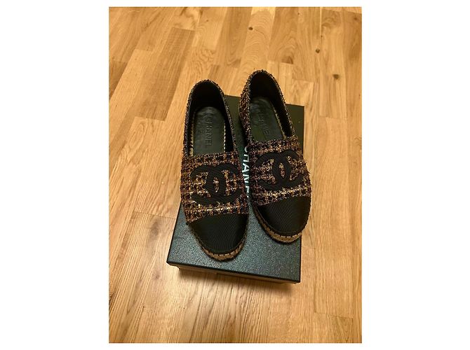 Espadrillas Chanel Tweed Multicolore - vista 2