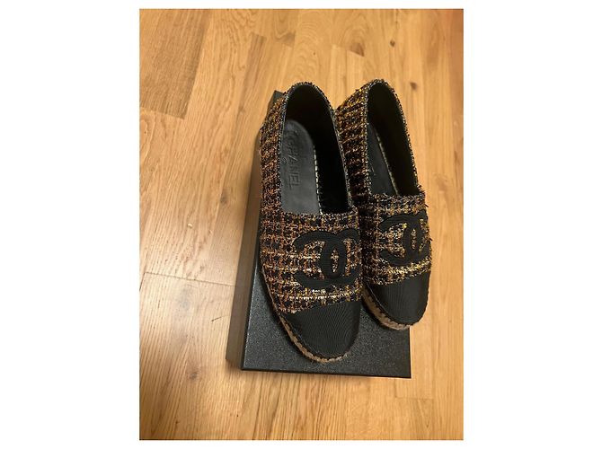 Espadrillas Chanel Tweed Multicolore - vista 3
