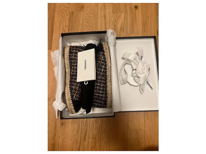 Espadrillas Chanel Tweed Multicolore - vista 7